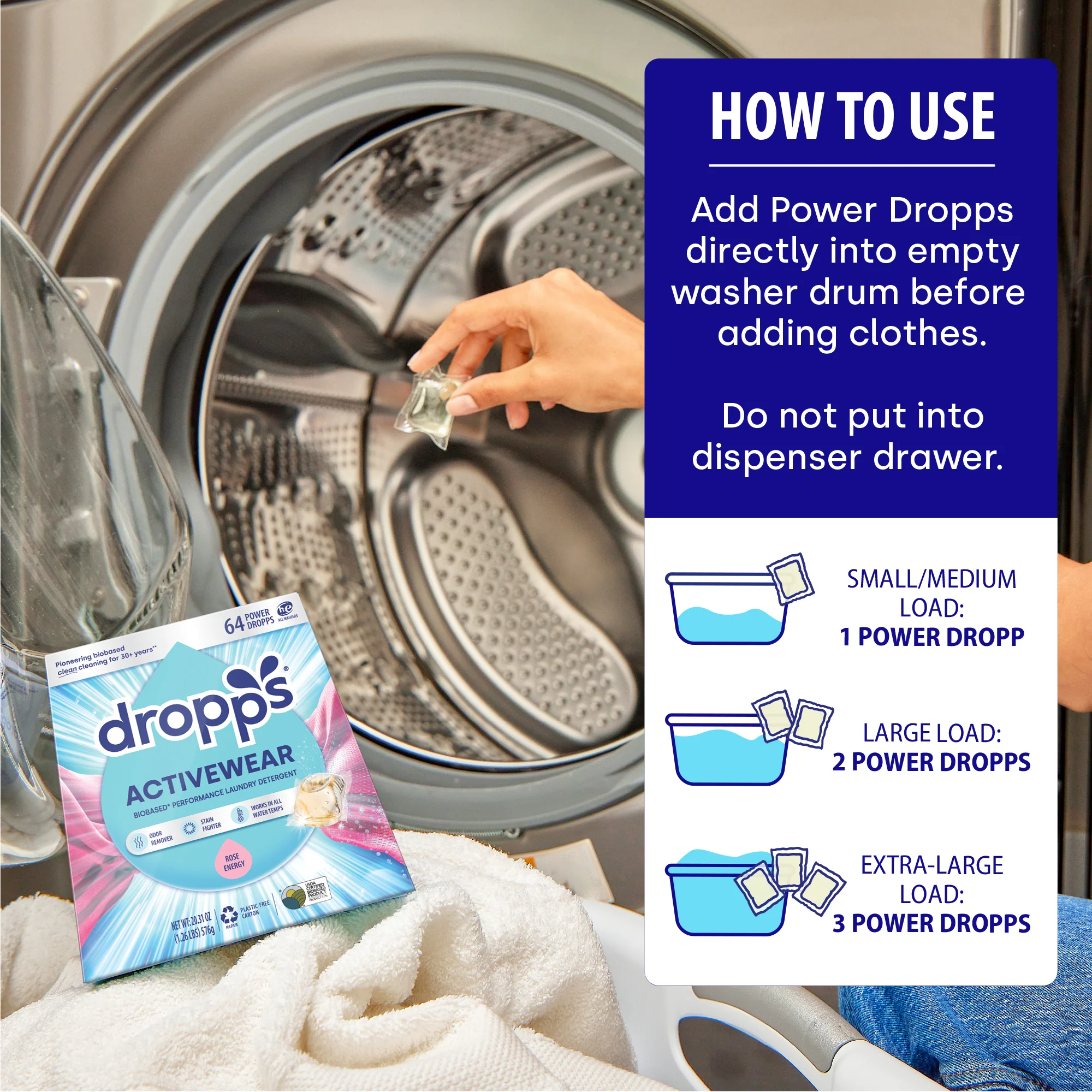 Activewear Laundry Detergent Pods, Rose Energy - Image 8