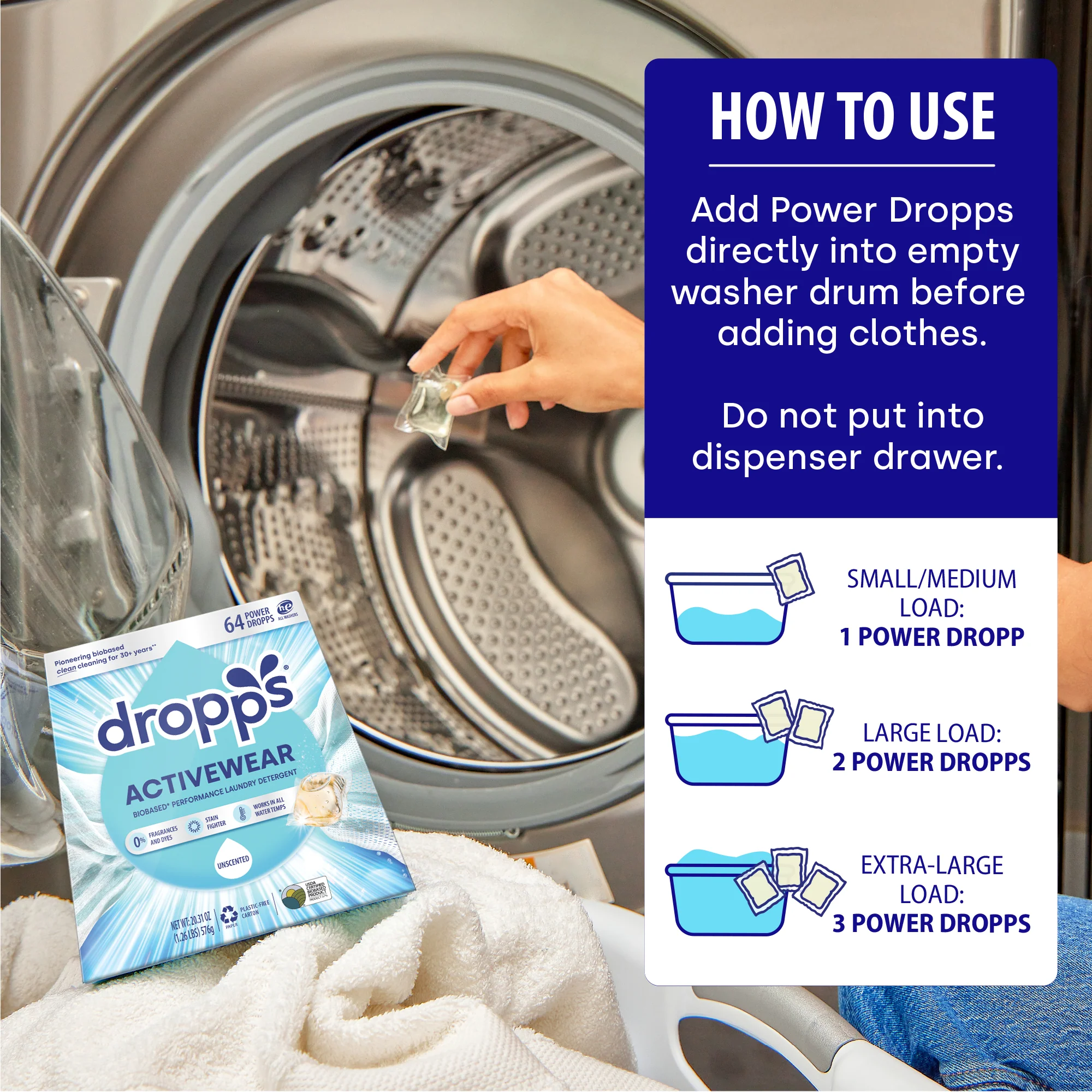 Activewear Laundry Detergent Pods, Unscented - Image 8