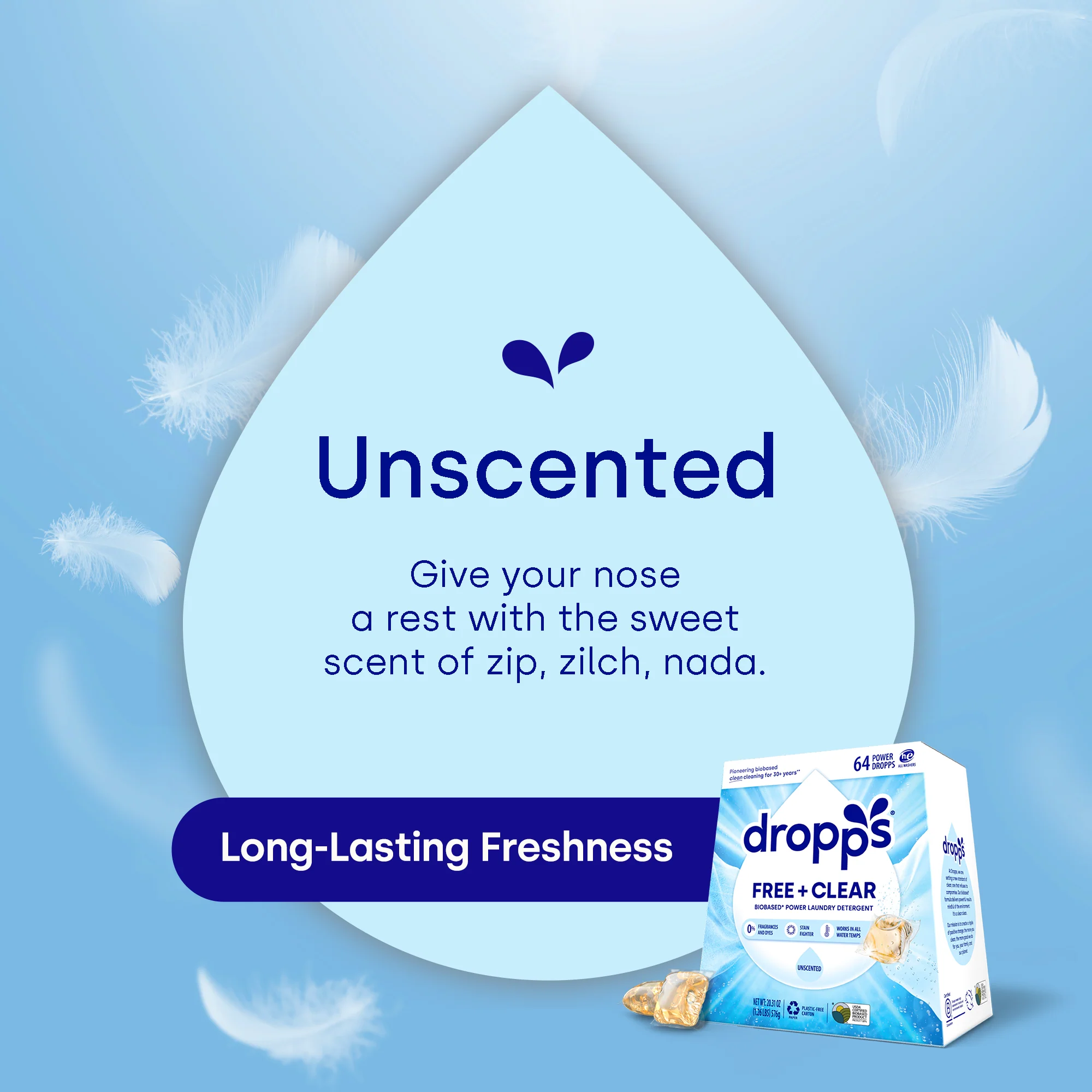Free & Clear Laundry Detergent Pods, Unscented - Image 4