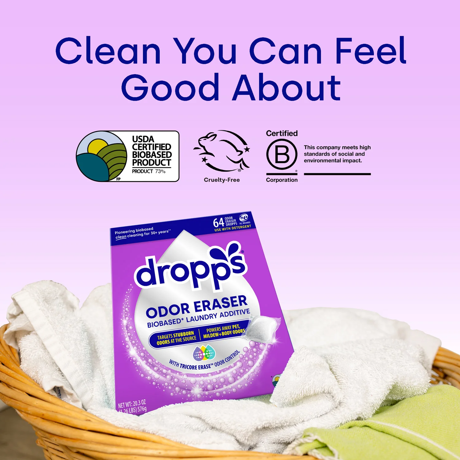 Odor Eraser Biobased Laundry Additive, Lightly Scented - Image 5