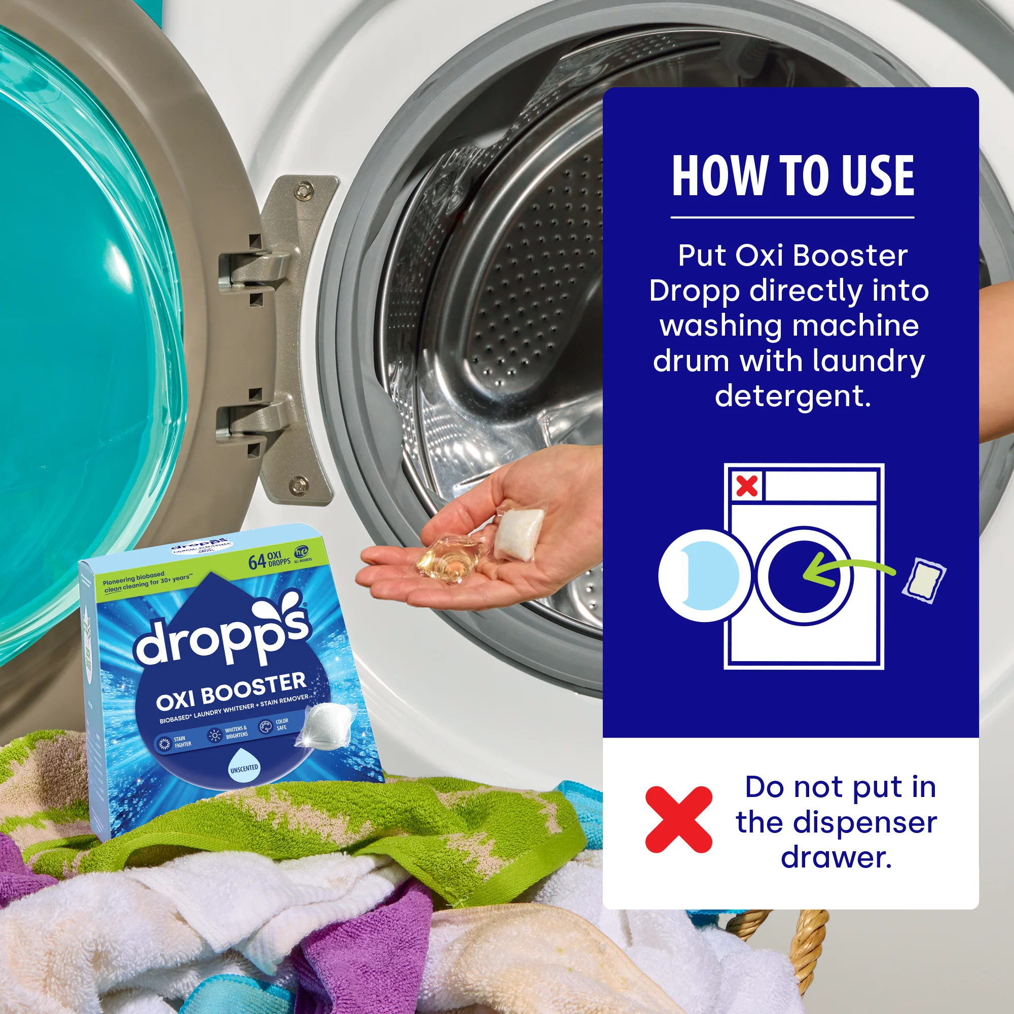 Laundry & Household Oxi Booster Pods, Unscented - Image 9