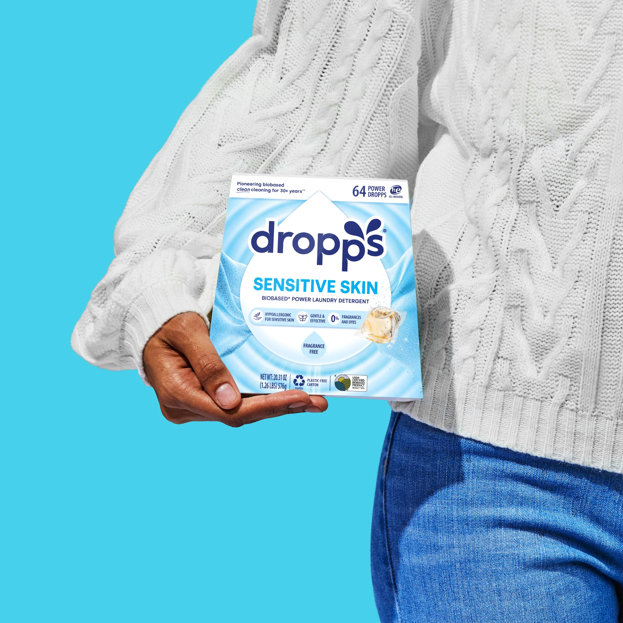 Sensitive Skin Laundry Detergent Pods, Unscented - Image 3