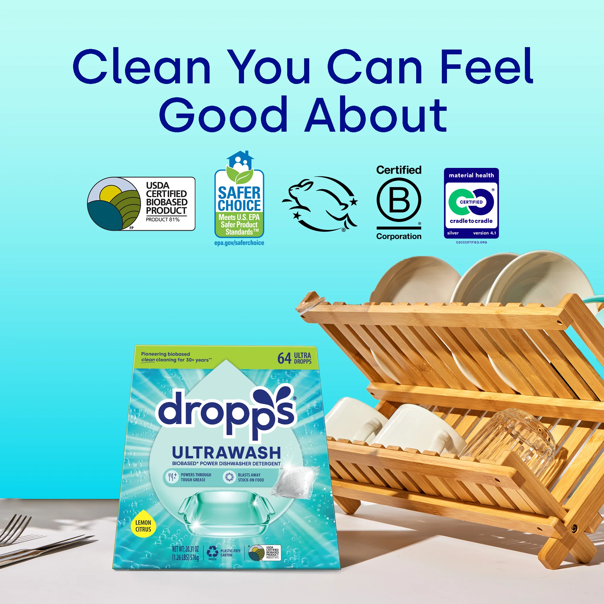 UltraWash Dishwasher Detergent Pods, Lemon Citrus - Image 6