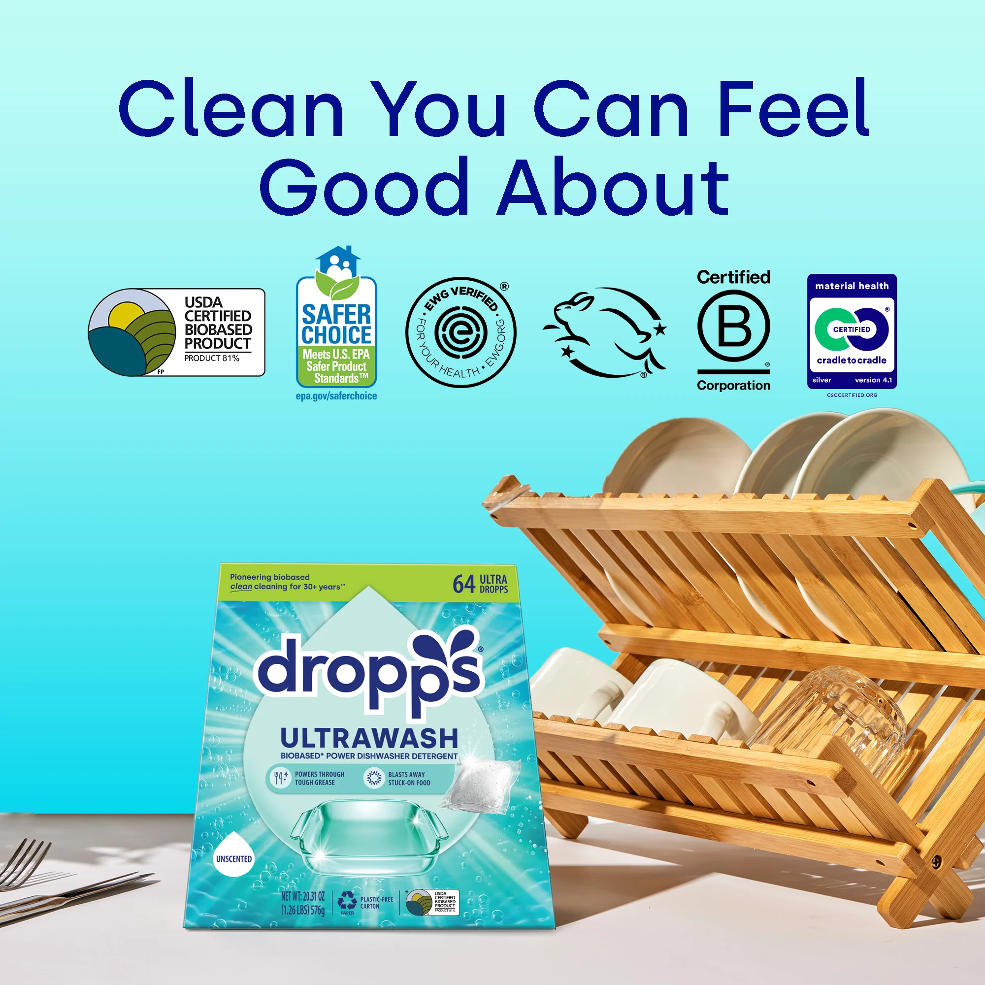 UltraWash Dishwasher Detergent Pods, Unscented - Image 6