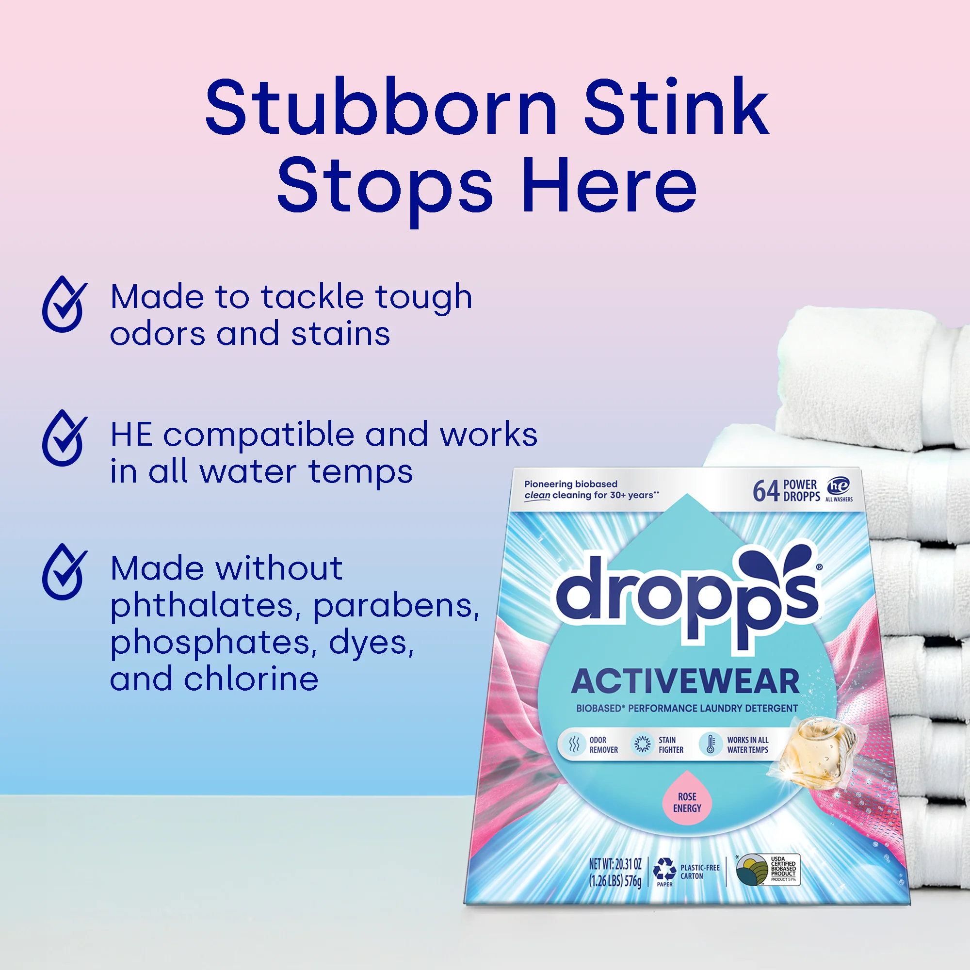 Workout Ready Laundry Duo, Rose Energy - Image 3